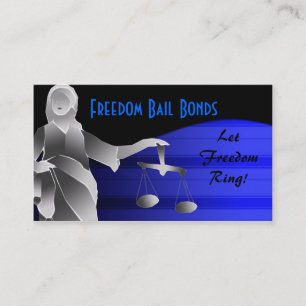 Bail bonds business card