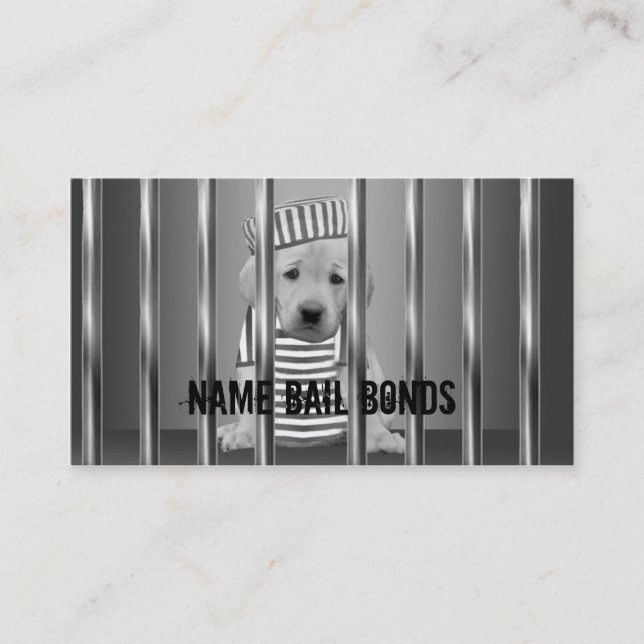 Bail Bonds Business Cards (Front)