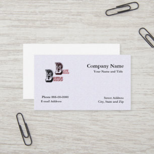 Bail Bondsman Business Card