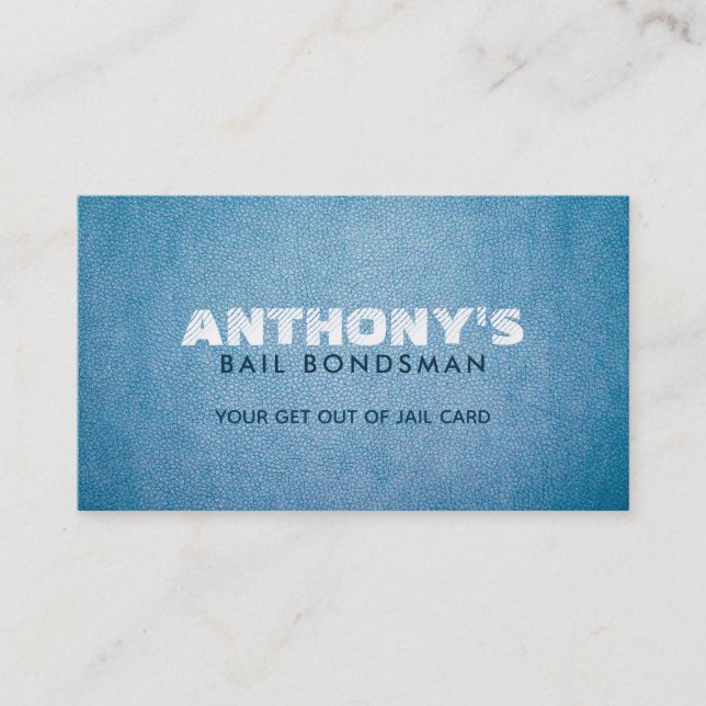 Bail Bondsman Slogans Cartes de visite (Devant)