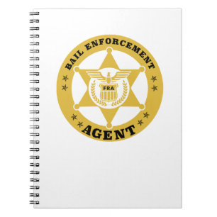 BAIL ENFORCEMENT AGENT BADGE NOTEBOOK