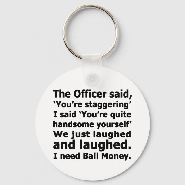 Bail Money Keychain (Front)