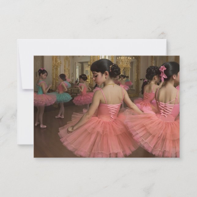 Bailarinas en una gran sala de estilo rocóco (Front)