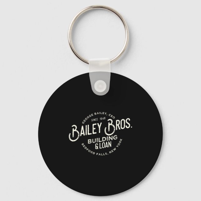 Bailey Brothers Building And Loan Clic George  Keychain (Front)