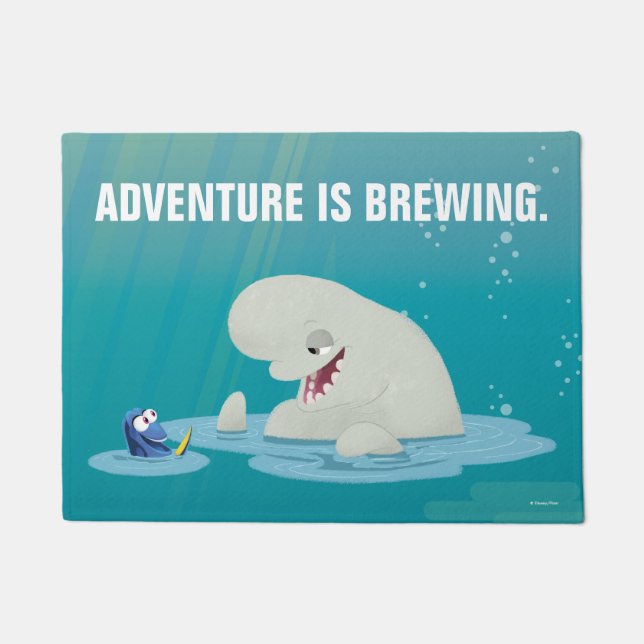 Bailey & Dory | Swim with Friends Doormat (Front)