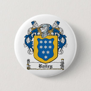 Bailey Family Crest 2 Inch Round Button