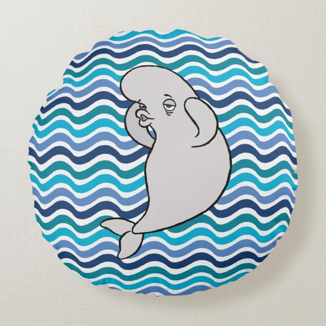 Bailey | I'm Lightheaded Round Pillow (Front)