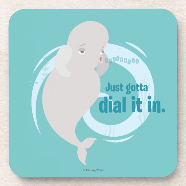 Bailey | Just Gotta Dial it in Coaster (Front)