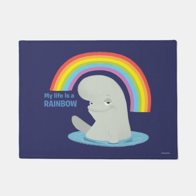 Bailey | My Life is a Rainbow Doormat (Front)