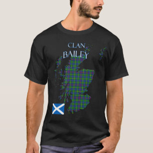 Bailey Scottish Clan Tartan Scotland T-Shirt