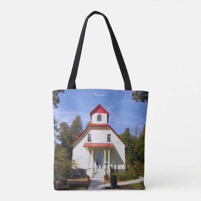 Baileys Harbor Range Lights all over bag (Back)