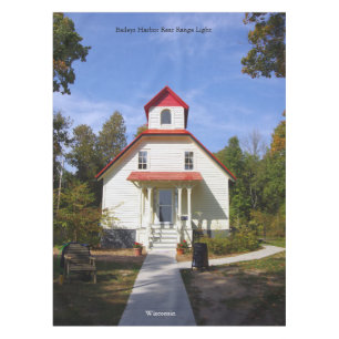 Baileys Harbor Rear Range Light tablecloth