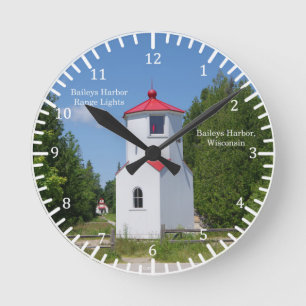 Baileys Harbour Front Range Lights clock