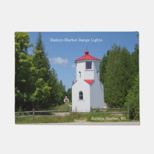 Baileys Harbour Range Lights door mat
