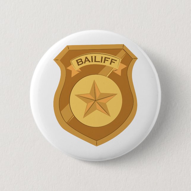 Bailiff Badge 2 Inch Round Button (Front)