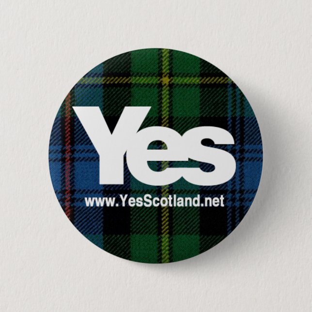 Baillie Ancient Yes Badge 2 Inch Round Button (Front)