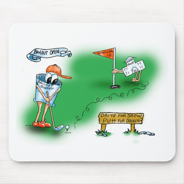 Bailout Open - Golf Mouse Pad (Front)