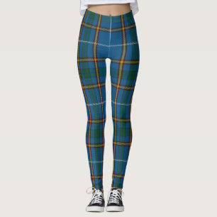 Bain Clan Scottish Tartan Plaid Pattern Leggings