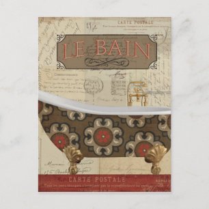 Bain de carte postale