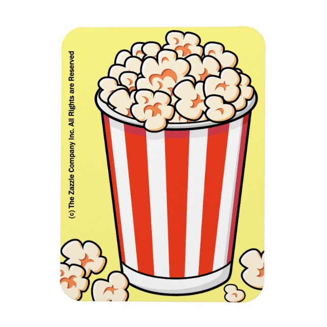 Bain de maïs à Popcorn Magnet flexible (Vertical)