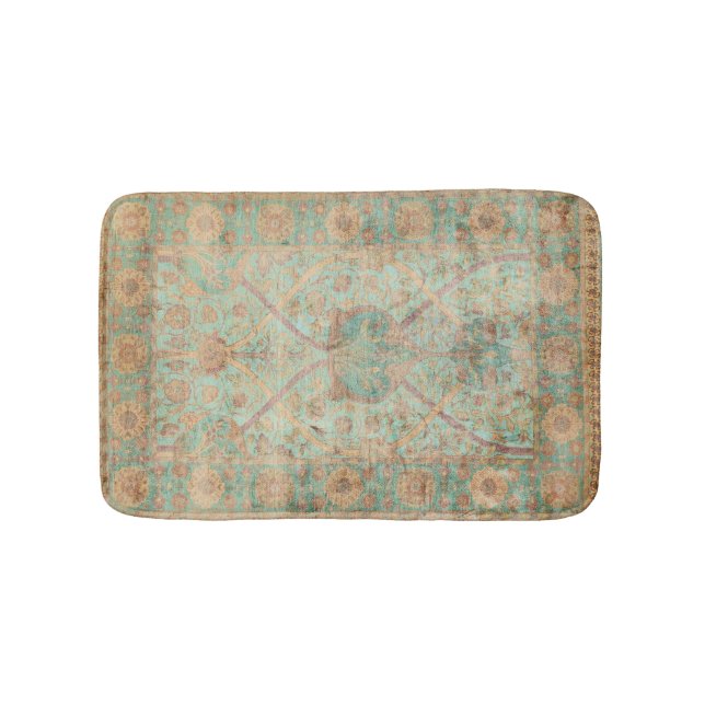 Bain Impression de tapis de soie persan (Devant)