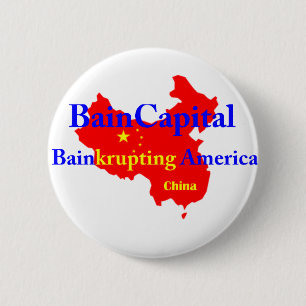 Bain-krupting America 2 Inch Round Button