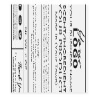 Bain Minimaliste Blanc Et Étiquettes De Produits C