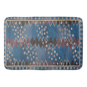Bain Motif vintage de tapis de Perse d'accent oriental