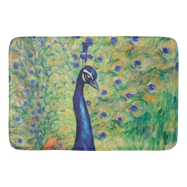 Bain Peacock - Mat de bain, Tapis (Devant)