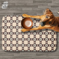 Tapis absorbant à motif de croix aztèque tribale