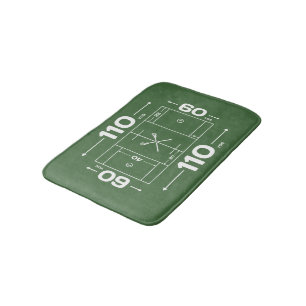 Bain Tapis de salle de bains de champ de lacrosse
