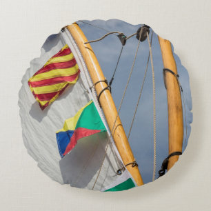 Bainbridge Island Wooden Boat Festival 3 Round Pillow