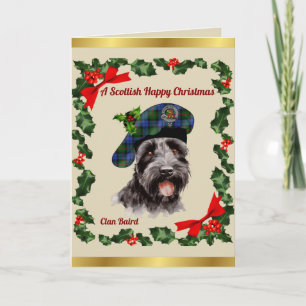 Baird Scottie Dog Personalized Xmas Card