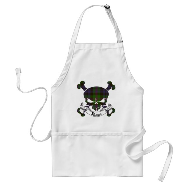 Baird Tartan Skull Apron (Front)