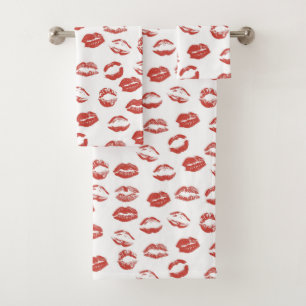 Baiser des lèvres rouges