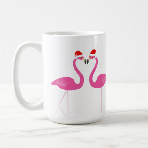 Baiser Flamants roses de vacances Mug