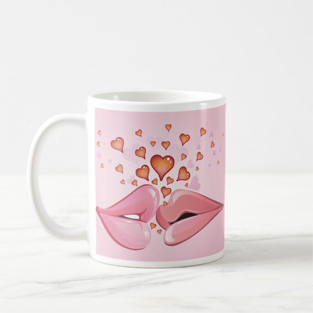Baiser Lèvres Mug (Gauche)
