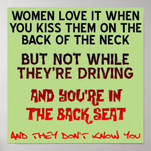 Baiser Sur Le Cou Drôle Poster