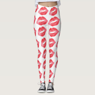 Baisers à lèvres leggings pantalon de yoga
