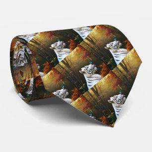 Baisers à papillon blanc, Cravate