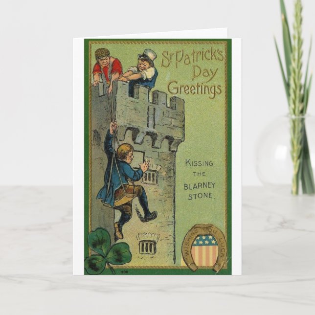 Baisers de la carte du jour de St Patrick de (Devant)