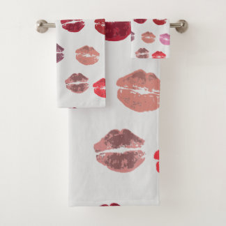 Baisers de l'ensemble de serviettes de bain Misses