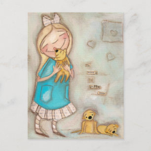 Baisers de marionnettes - Carte postale