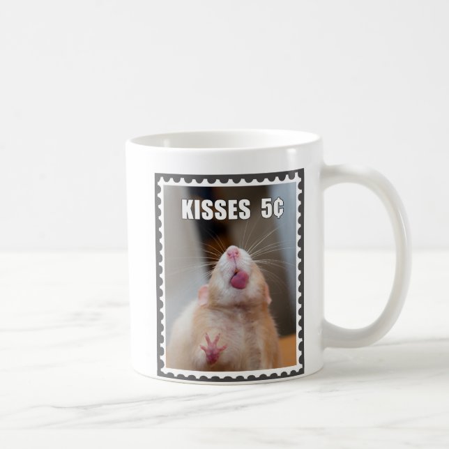 Baisers de Marty Postage CAFÉ MUG (Droite)