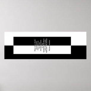 Báiyún’s Black and White Poster