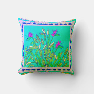 Baja Bird of Paradise Throw Pillow