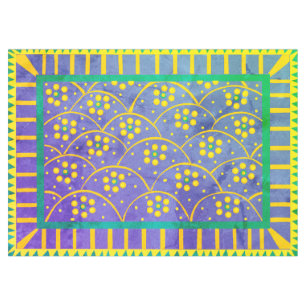 Baja Blooms Vintage Tablecloth