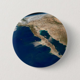 Baja California And The Pacific Coast Of Mexico. 2 Inch Round Button