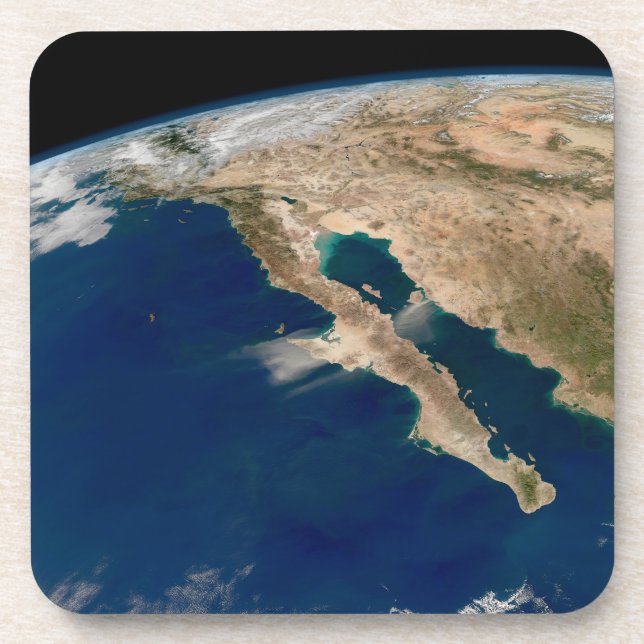 Baja California And The Pacific Coast Of Mexico. Coaster (Front)