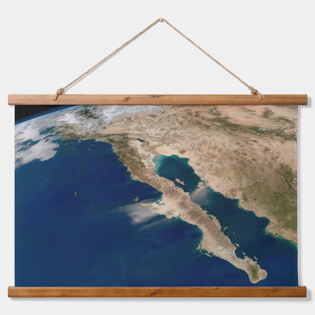 Baja California And The Pacific Coast Of Mexico. Hanging Tapestry (Front)